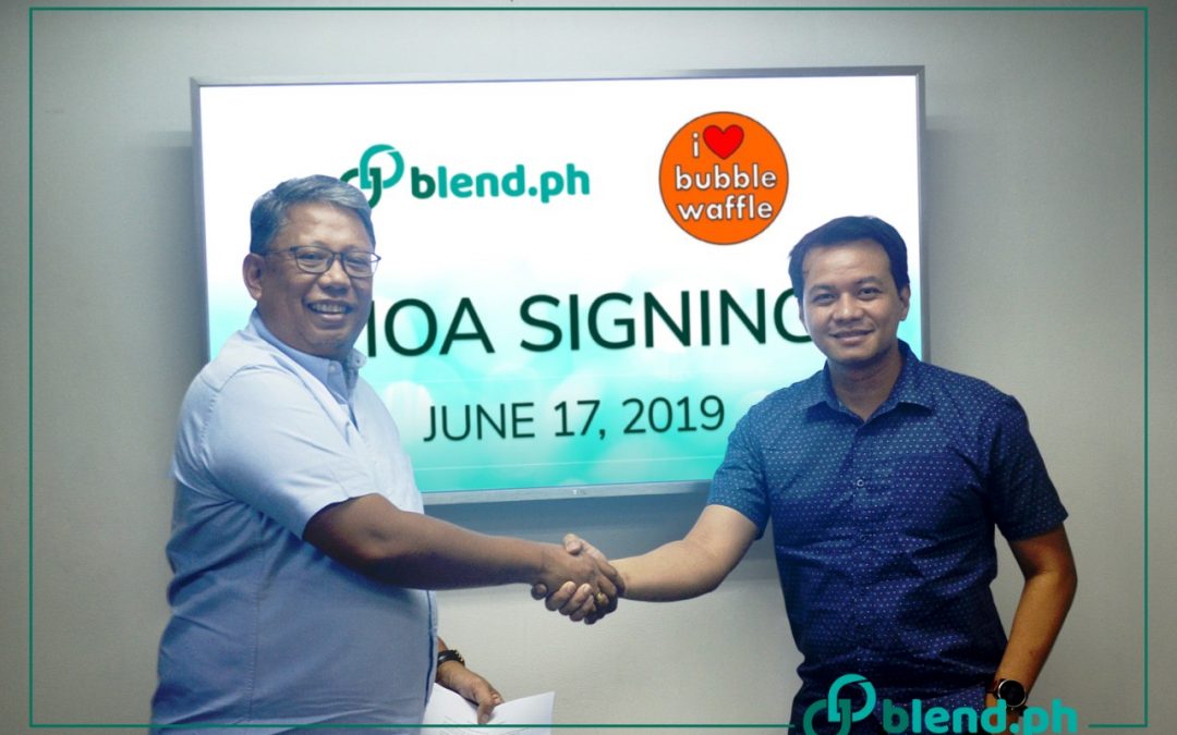 Blend PH seals partnership deal with I Love Bubble Waffle