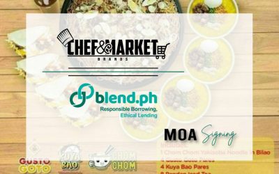 Paving a Way Forward for Small Businesses: BlendPH, Chef & Market Seal MOA